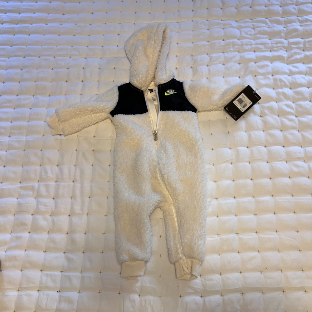 Cozy Fleece Baby Nike Onesie